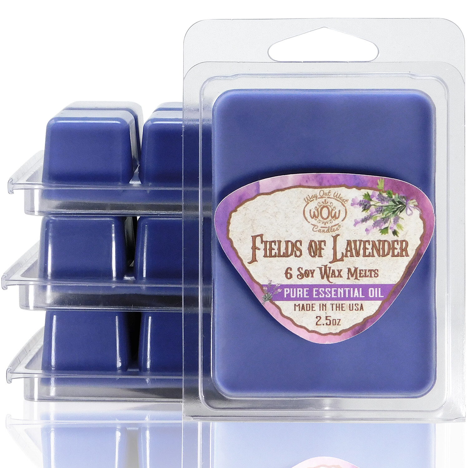 Fields of Lavender Wax Melts - 4 Pack