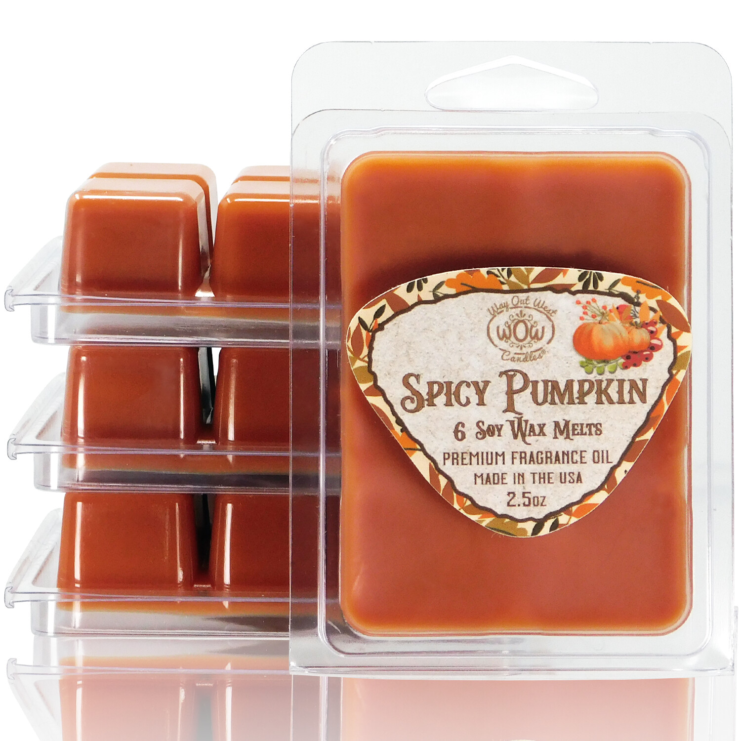 Spicy Pumpkin Wax Melts - 4 Pack