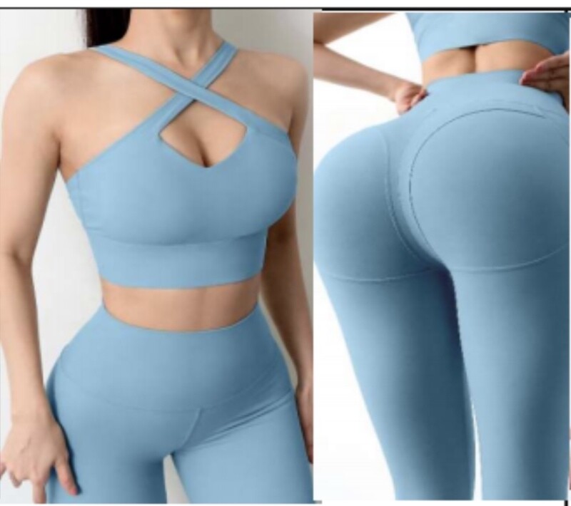 Criss cross top TWO-Piece set