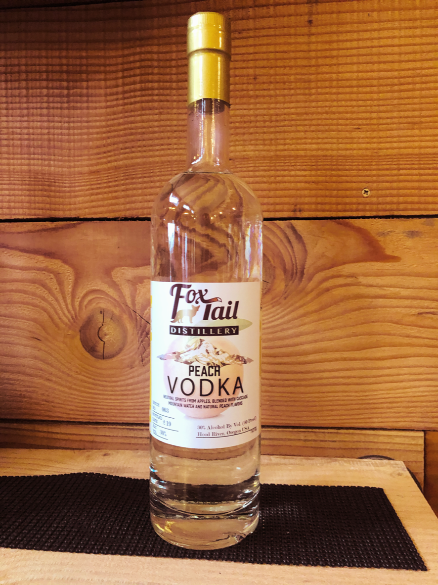 "Peach Vodka" Vodka made from Apples and natural flavorings
