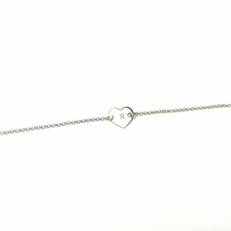 Silver Heart Bracelet