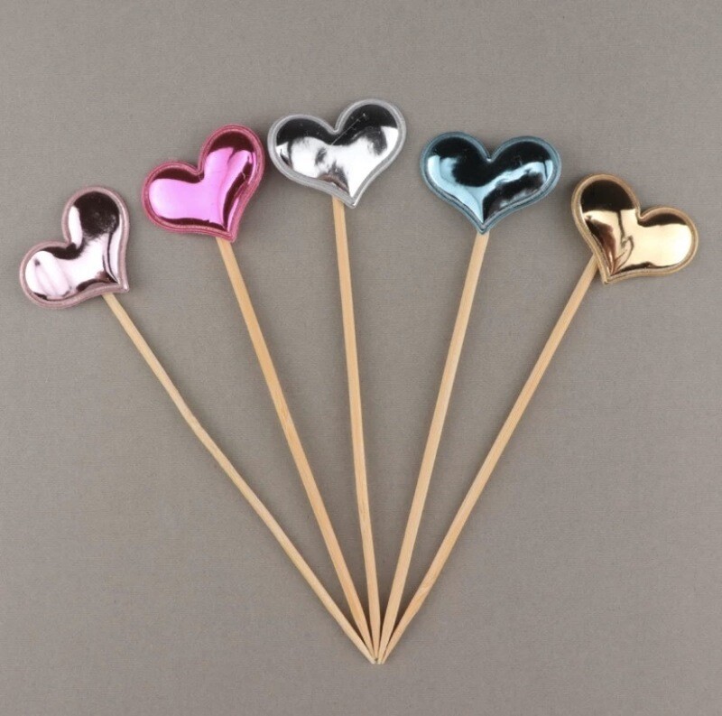 Heart Cake Toppers 