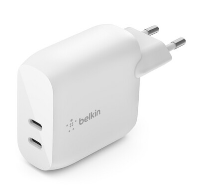 ADAPTATEUR SECTEUR 2xUSB-C Belkin 2 ports 40W