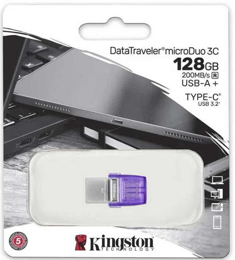 CLÉ MICRODUO Kingston 128GB