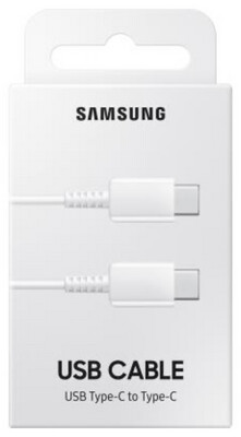 CÂBLE USB-C / USB-C 1 mètre Samsung blanc original