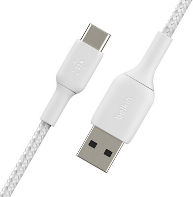 CÂBLE USB-A / USB-C Belkin 2 mètres blanc