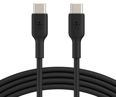 CÂBLE USB-C / USB-C Belkin 2 mètres noir