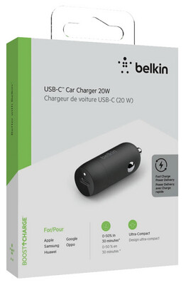 CHARGEUR VOITURE USB-C Belkin 20W