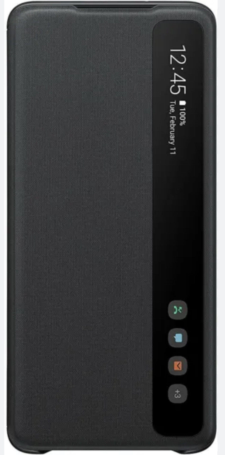 HOUSSE SMART CLEAR NOIR Samsung S20+