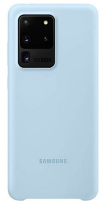 SILICONE Samsung S20 ultra original BLEU