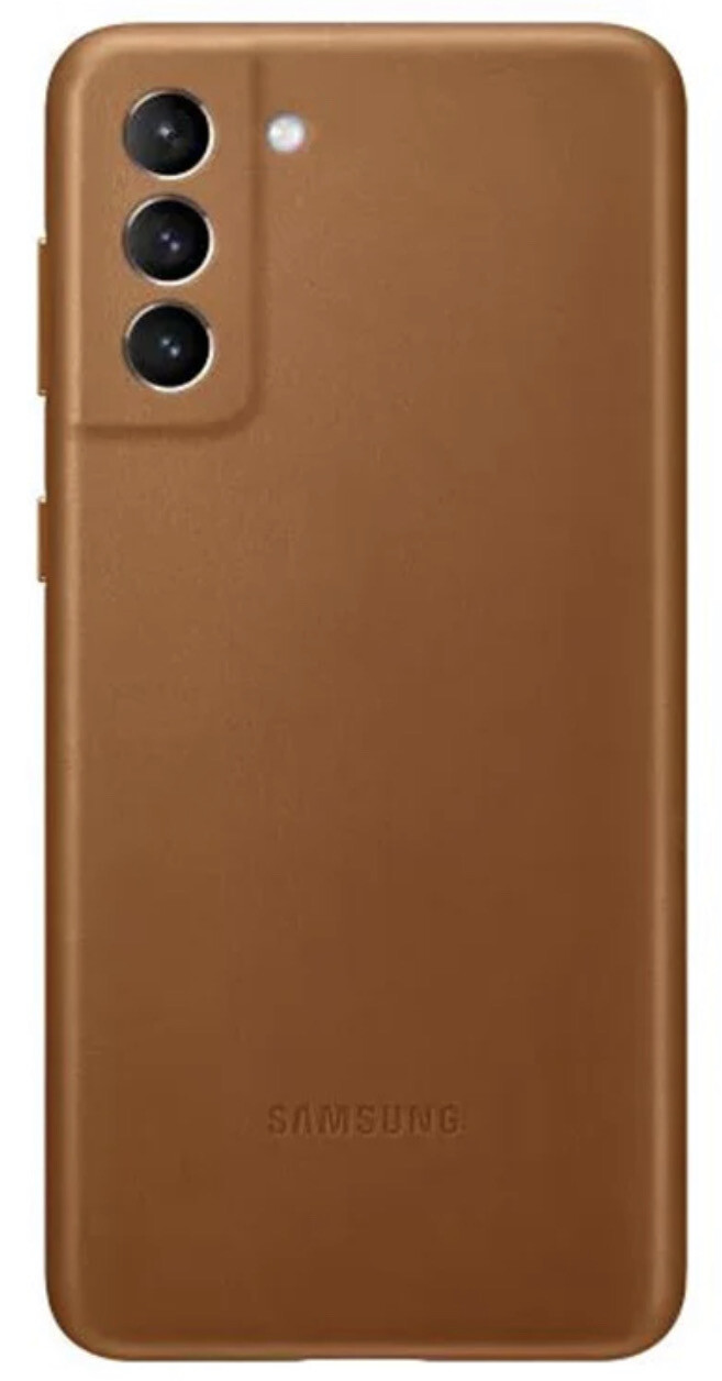 HOUSSE CUIR MARRON Samsung S21+ original
