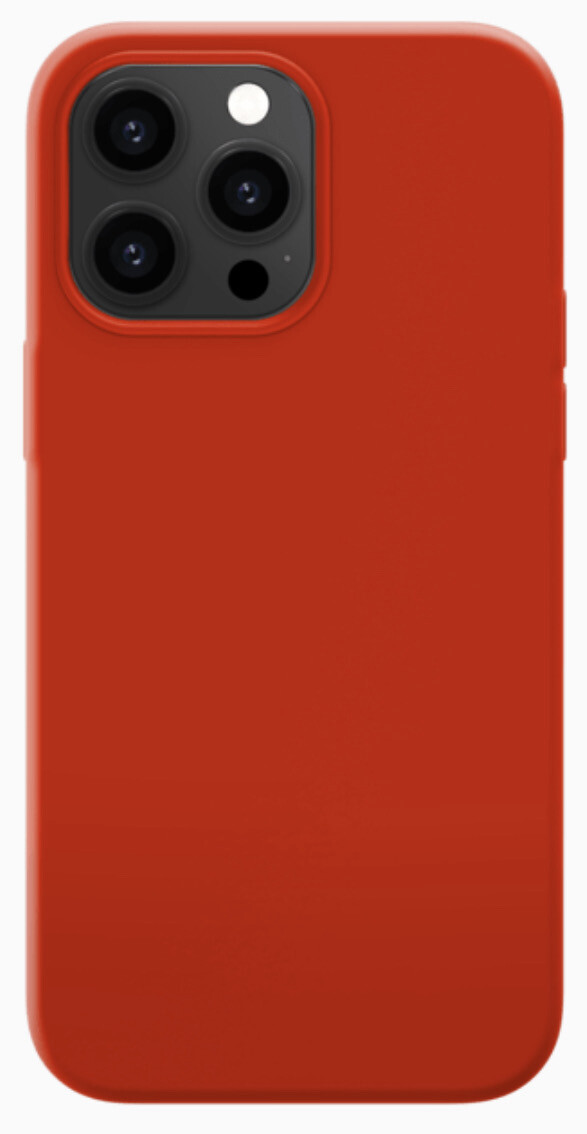 SILICONE iPhone 15+ ROUGE