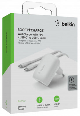 CHARGEUR COMPLET USB-C / USB-C Belkin 30W