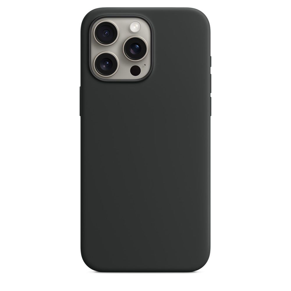 SILICONE iPhone 15 pro max NOIR