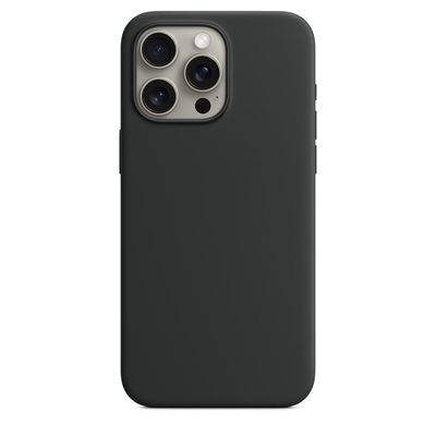 SILICONE iPhone 15 pro max NOIR