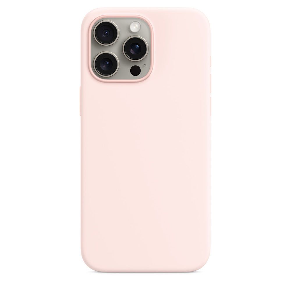 SILICONE iPhone 15 pro Max ROSE