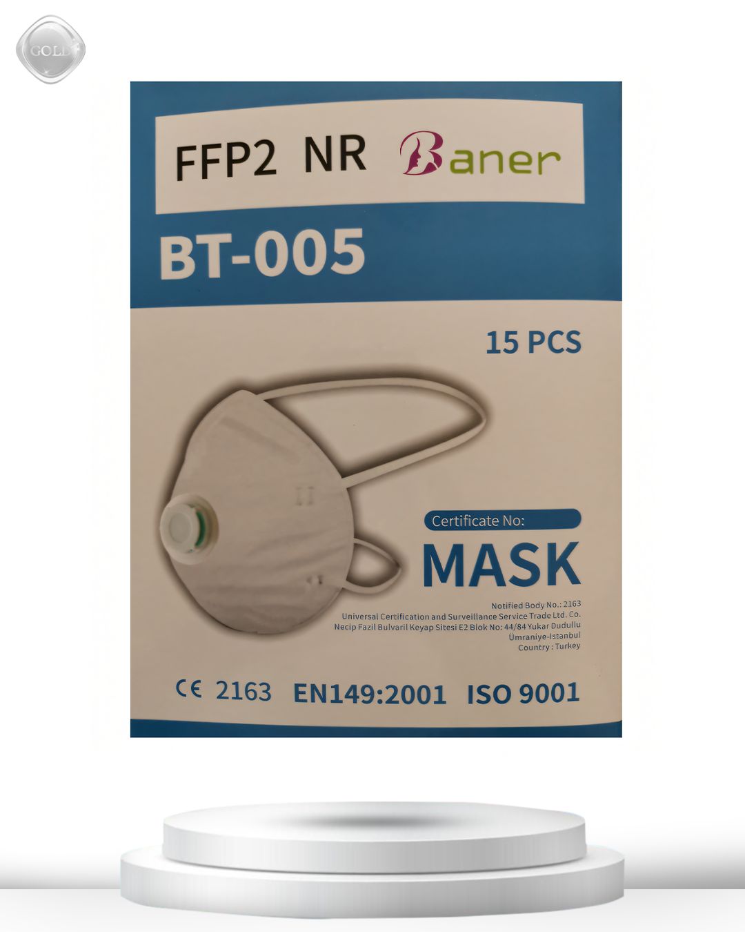 Máscara filtrante C-Válvula 3M8822 (FFP2)