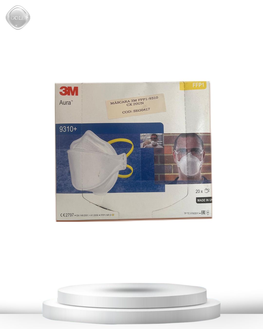3M Aura 9310+ FFP1 Particulate Respirators