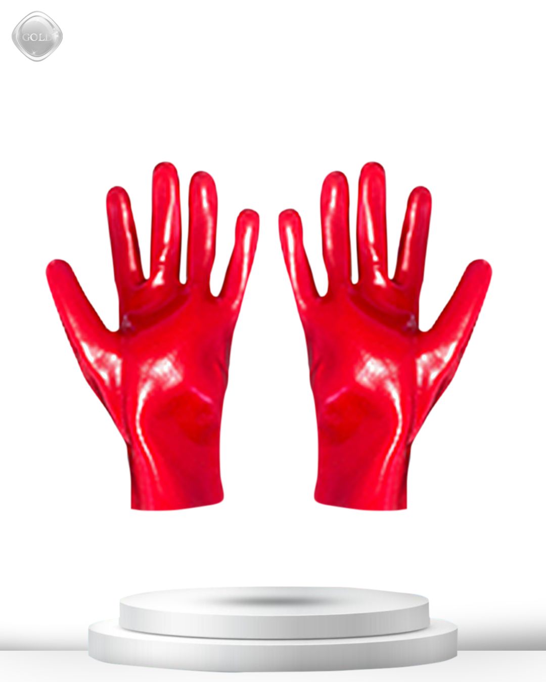 Luvas de PVC