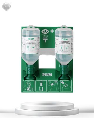 Eye wash station, 2x500 ml