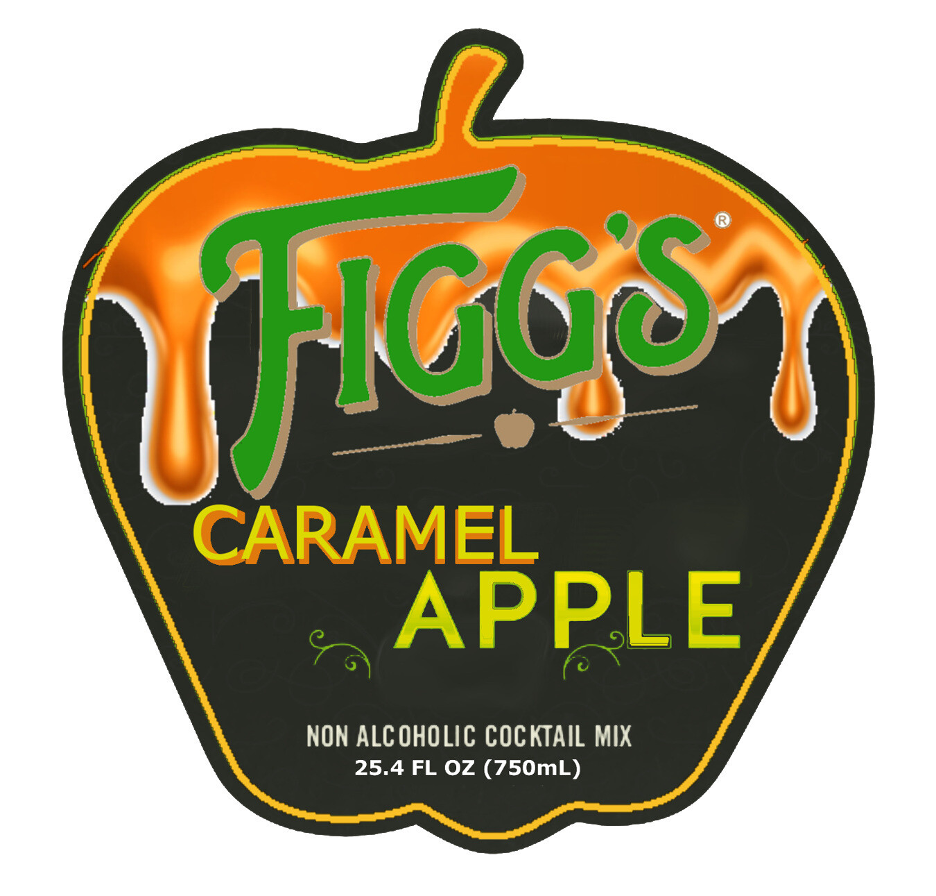 Figgs Cocktail Mix - Caramel Apple - 1 32oz Bottle
