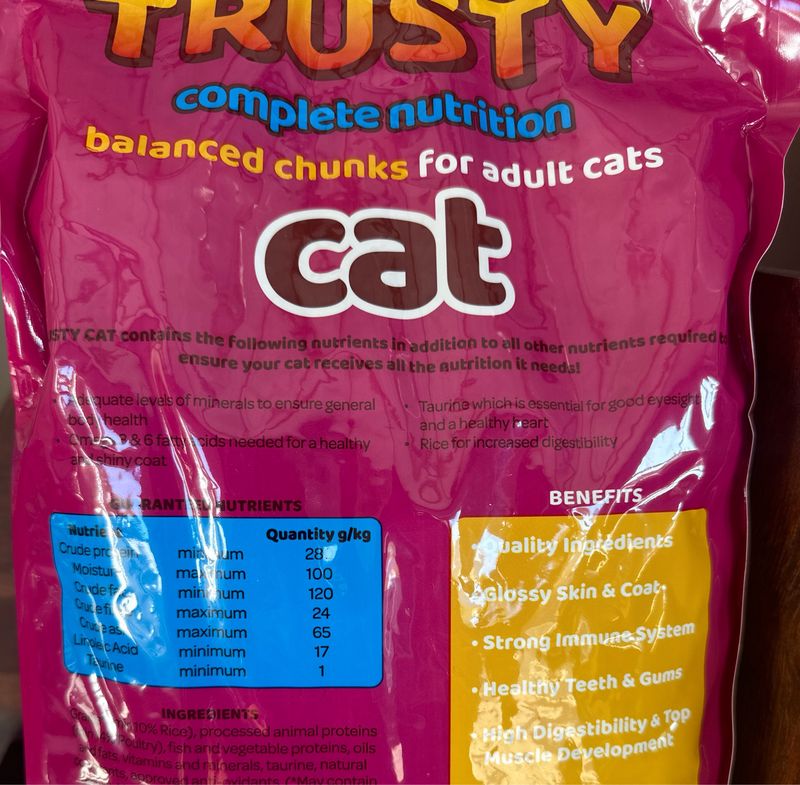 Trusty Cat Food 3 kg