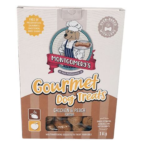 Dog Treats - Gourmet Chicken &amp; Peach 1 kg