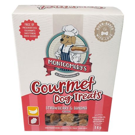 Dog Treats - Gourmet Strawberry &amp; Banana 1 kg