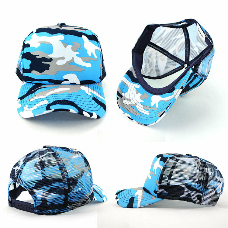 Camouflage Trucker Cap with Embroidered Name
