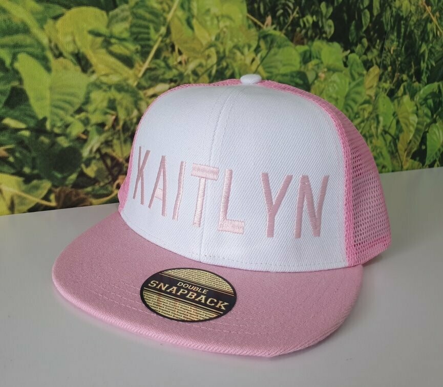 Snap - Kids Cap with Embroidered name