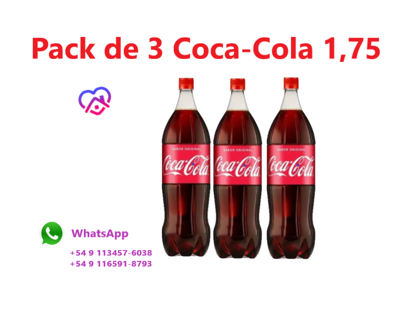 Pack de Coca-Cola (3 unidades)