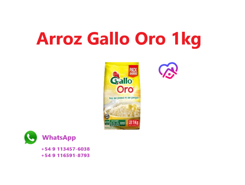 Arroz Gallo Oro 1Kg