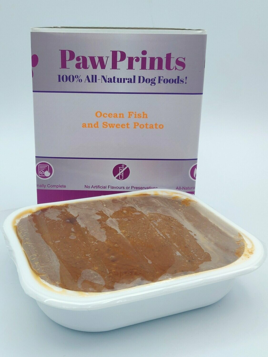 PawPrints Premium Grain Free Ocean Fish & Sweet Potato Wet Dog Food ...