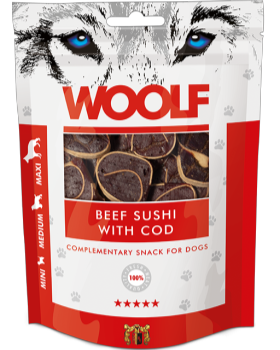Woolf Beef Sushi with Cod