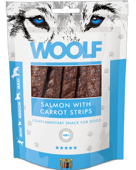 Woolf Salmon with Carrot Strips
