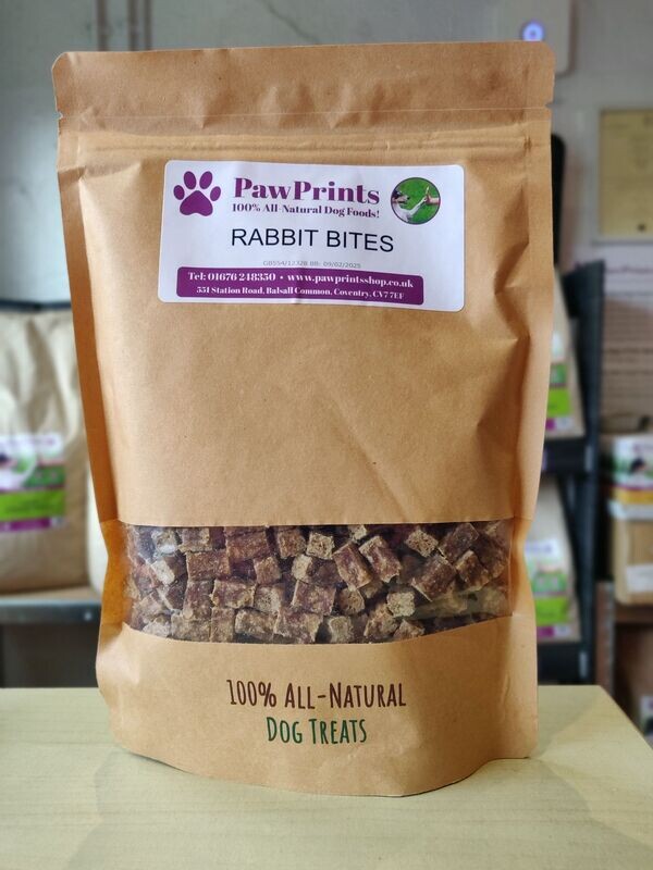 PawPrints Pure Rabbit Bites - 200g