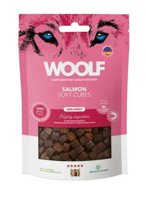 Woolf Salmon Soft Cubes 100g