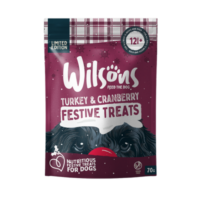 Wilsons Turkey & Cranberry Festive Treats - 70g
