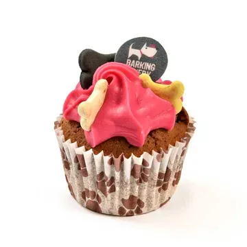 The Barking Bakery Vanilla Woofin with Pink Frosting - 68g