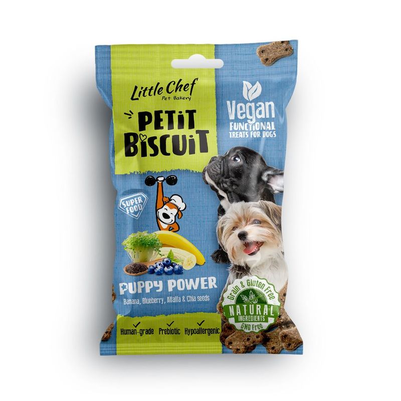 Little Chef Petit Biscuit Puppy Power Functional Treats - 100g