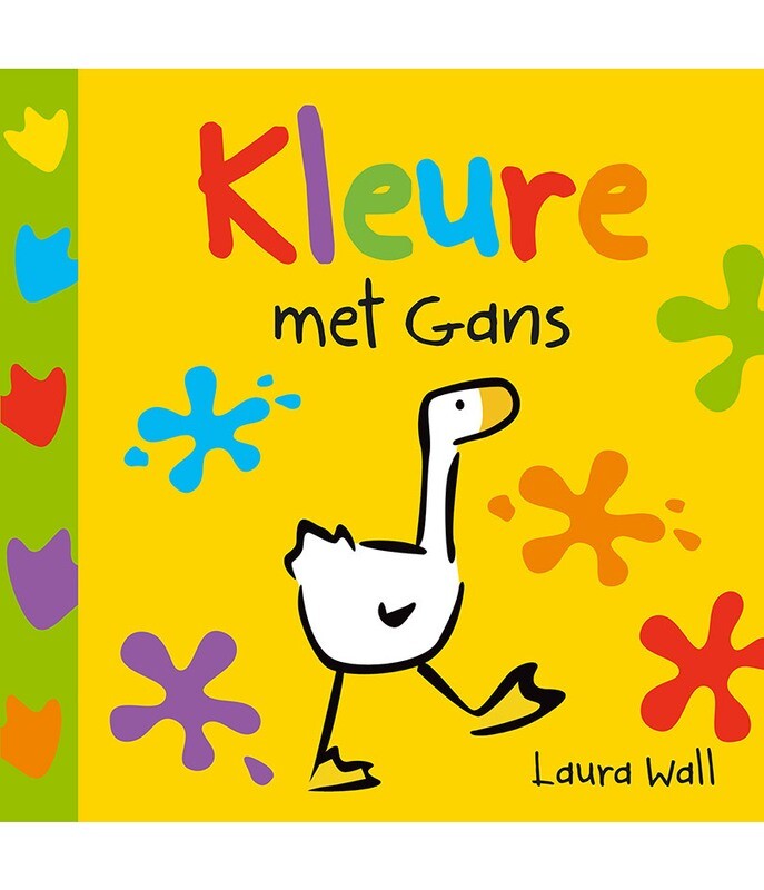 GANS Kartonboek - KLEURE MET GANS