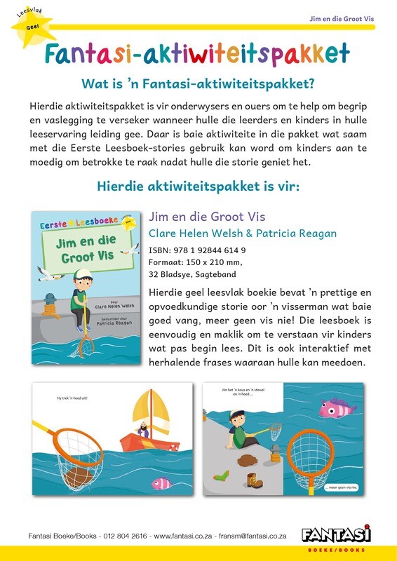 Aktiwiteitspakket - Jim en die Groot vis - Gratis