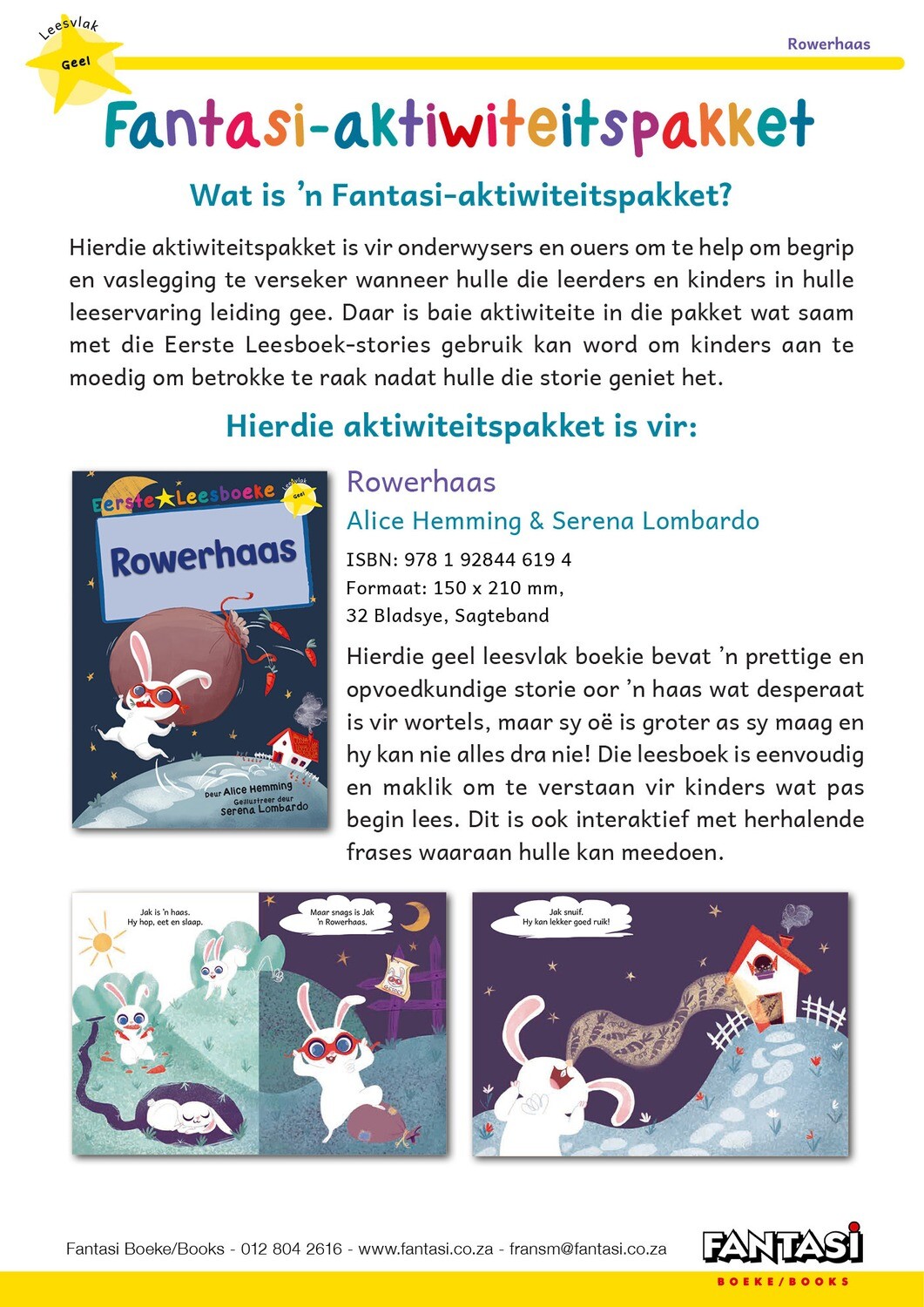 Aktiwiteitspakket - Rowerhaas - Gratis