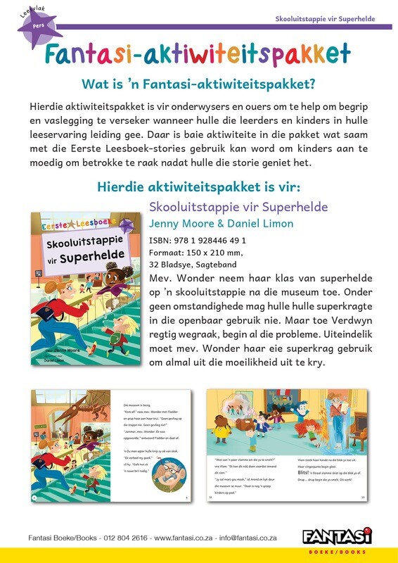 Aktiwiteitspakket - Skooluitstappie vir Superhelde - Gratis