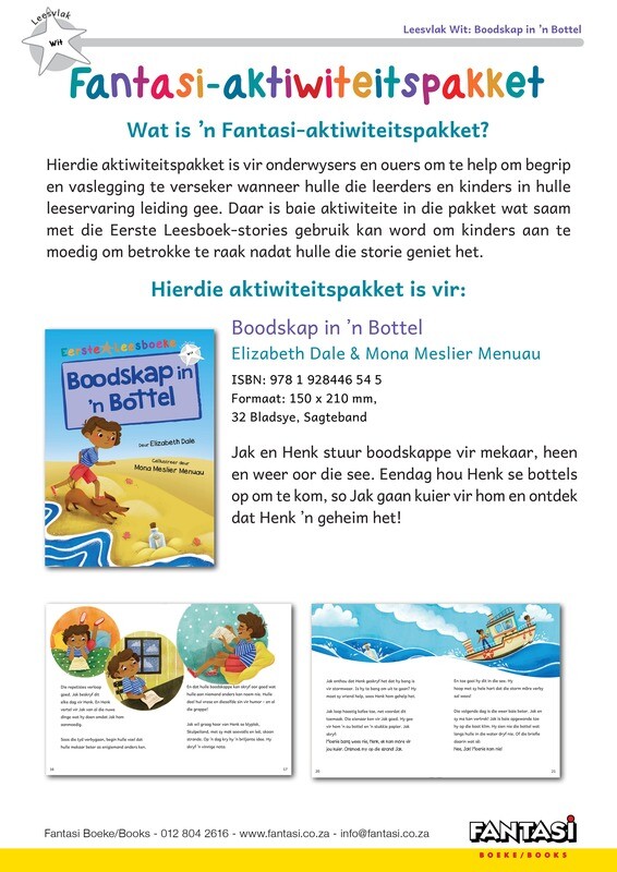 Aktiwiteitspakket - Boodskap in ’n Bottel - Gratis