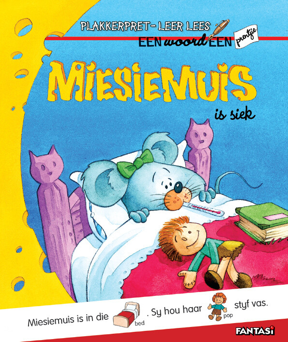 Miesiemuis is siek Plakkerboek