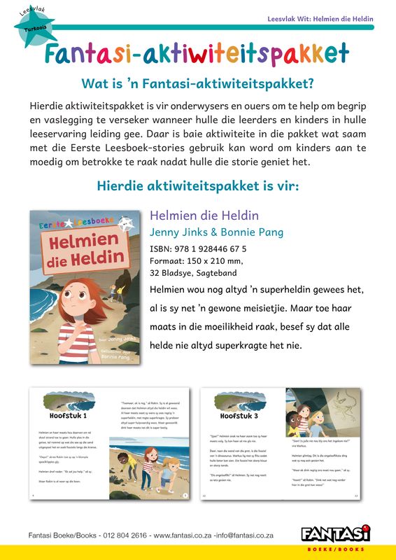 Aktiwiteitspakket - Helmien die Heldin - Gratis