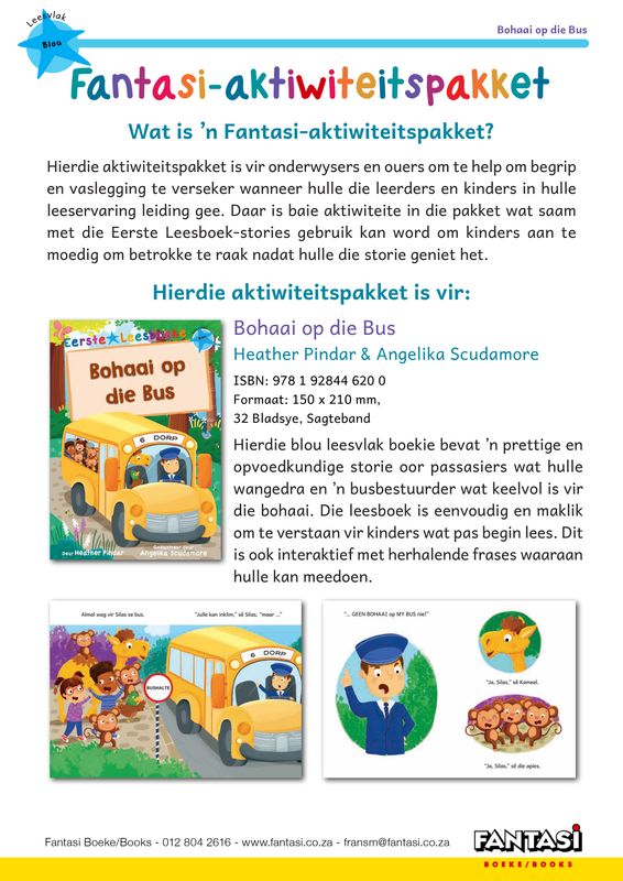 Aktiwiteitspakket - Bohaai op die Bus - Gratis