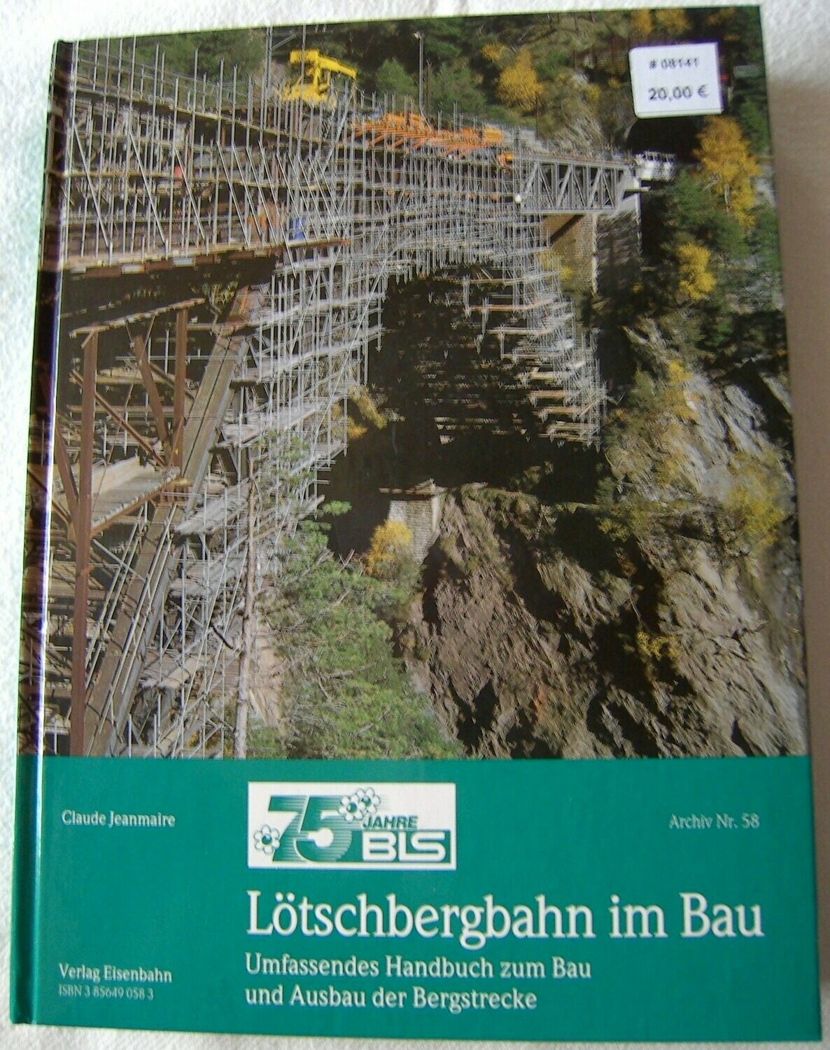 Lötschbergbahn im Bau