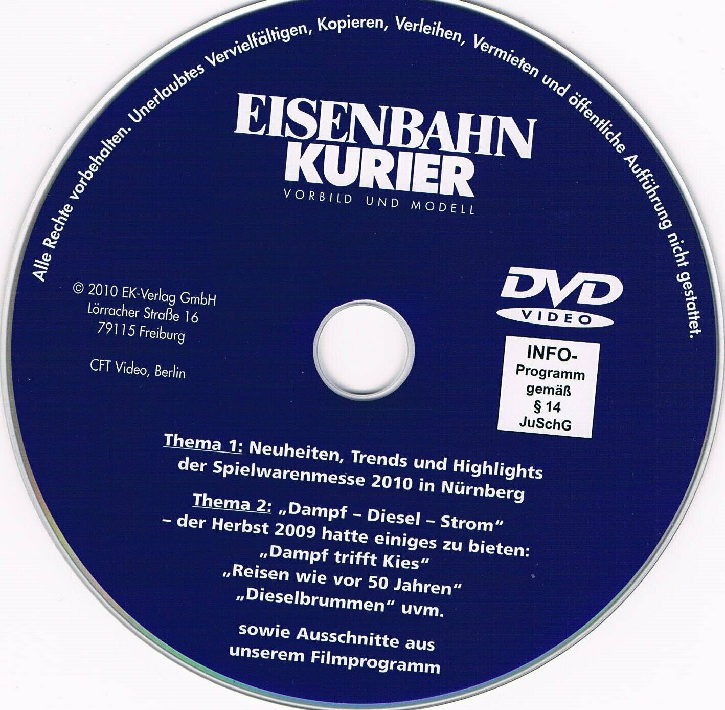 Werbe-DVD vom Eisenbahn-Kurier